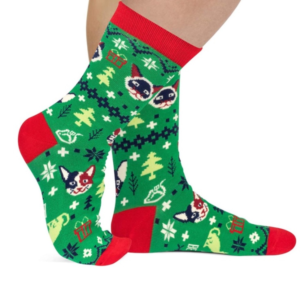 EAT, DRINK, BE MEOWY SOCKS
